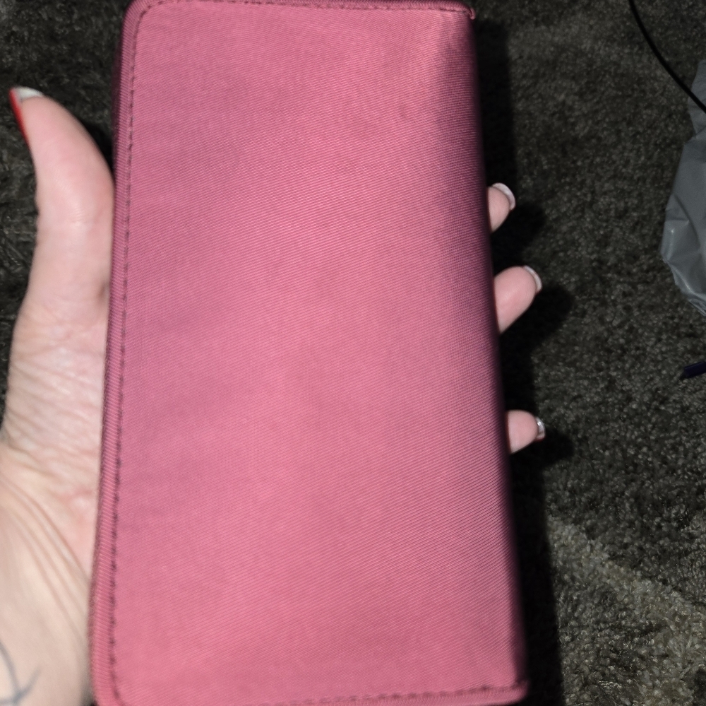 Vera Bradley burgundy wristlet wallet - Picture 3 of 7